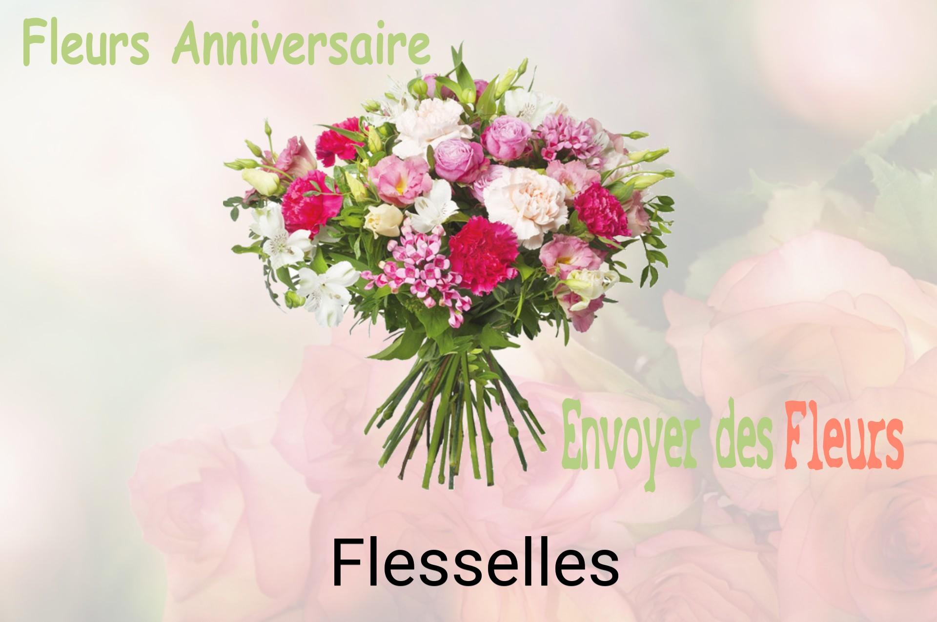 Bouquet de fleurs d’anniversaire livré à Flesselles